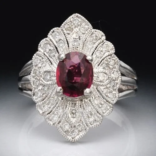 Ladies diamond 2025 cocktail rings